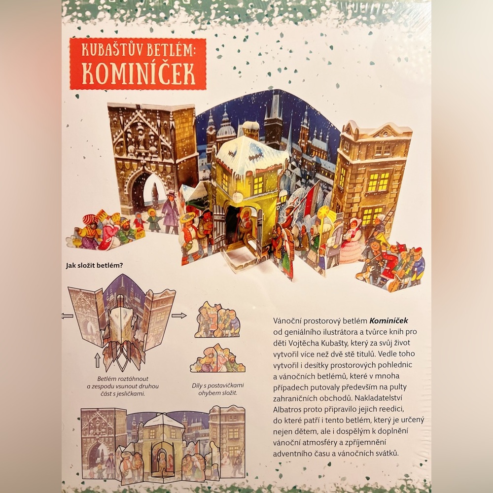 Vojtech Kubasta - Christmas Pop-Up Bethlehem - Prague Czech New